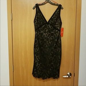 black cocktail dress